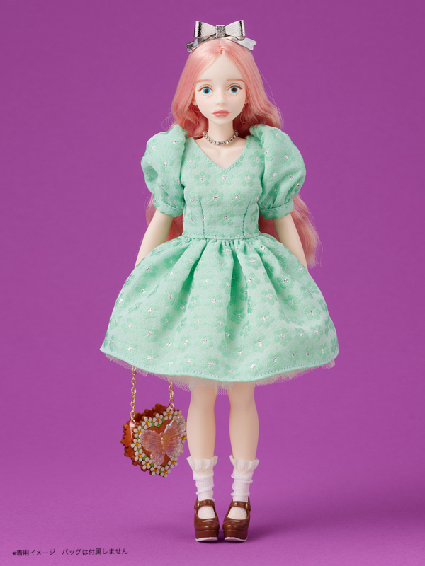 be my baby！Cherry Dress set「Tea time for me -green-」: ドール