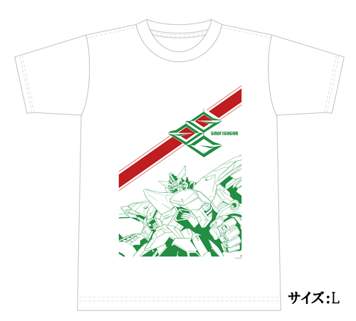 勇者王ガオガイガーFINAL　Tシャツ　ガオファイガー　1　ホワイト　L