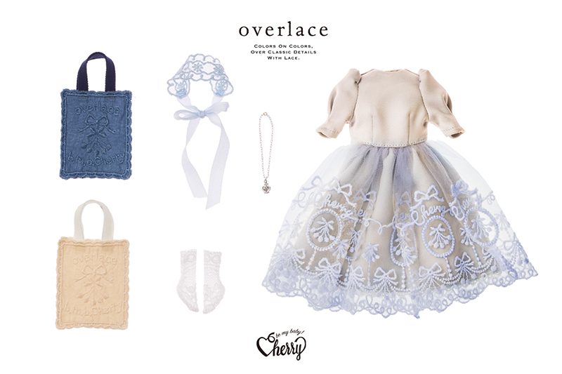 Cherry × overlace Dress set�uCherry in Blue Veil �A�C�{���[�v