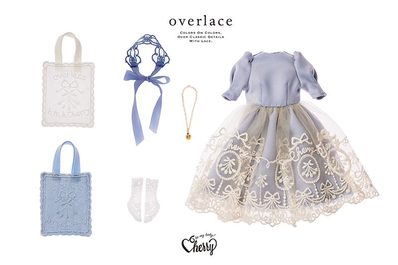 Cherry × overlace Dress set�uCherry in Blue Veil �u���[�v
