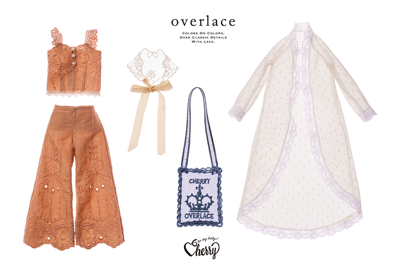 Cherry × overlace Dress set�uBotanical Day Off �u���E���v